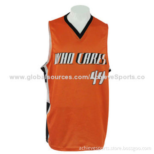 Customized Basketball Jersey with Team Numbers for USA Style